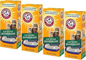 img 3 attached to 🐾 Arm &amp; Hammer Cat Litter Deodorizer - 20 oz (Pack of 4) for Superior Odor Control