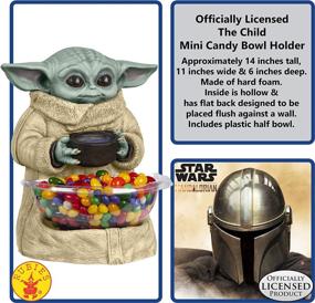 img 3 attached to 👶 Mandalorian Child Candy Holder - Authentic Rubies Product for Halloween Treats