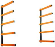 kastforce kf1005 lumber storage rack: 5-level system, 110lbs (50kg) per level, durable wood rack for workshop - includes sheet metal screws logo