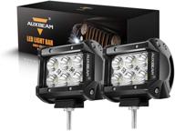 🚗 auxbeam 2 pcs 4 inch led pods 18w spot beam driving lights for jeep, atv, utv, truck, offroad vehicle - no wiring harness included logo