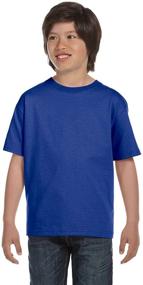 img 3 attached to 👕 Hanes TAGLESS ComfortSoft Crewneck T Shirt: The Ideal Boys' Clothing for Ultimate Comfort