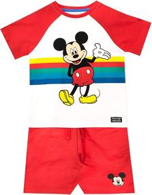 img 4 attached to Disney Mickey T Shirt Shorts Multicoloured