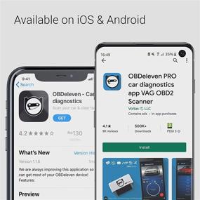 img 2 attached to Next Generation Professional OBD2 Bluetooth Diagnostic Scan Tool - Obdeleven Starter Edition for Android and iOS