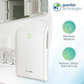img 3 attached to ⚪️ PureGuardian DH201WCA Small Room Dehumidifier for Allergen and Odor Control in Closets, Kitchens, Laundry Rooms, and Bathrooms - Ultra-Quiet, Space-Saving Solution