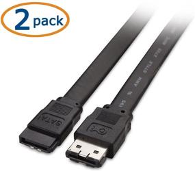 img 3 attached to 💻 Кабель Cable Matters 2-Pack 6 Гбит/c SATA III в eSATA: высокоскоростной передачи данных, длина 3 фута