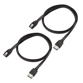 img 4 attached to 💻 Кабель Cable Matters 2-Pack 6 Гбит/c SATA III в eSATA: высокоскоростной передачи данных, длина 3 фута