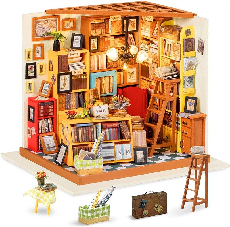 rolife miniature dollhouse wooden birthday 로고