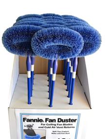 img 1 attached to Efficient Cleaning Solution: Starmax 59-Inch Fannie Fan Duster, Pack of 4, with Extension Handle - 050-73