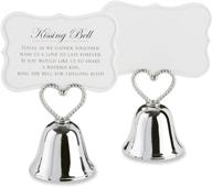 🔔 kate aspen (24 pack) kissing bells place card holders – elegant table decor for weddings and events logo