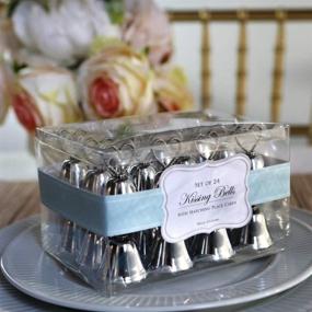 img 2 attached to 🔔 Kate Aspen (24 Pack) Kissing Bells Place Card Holders – Elegant Table Decor for Weddings and Events