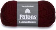 patons 24451010430 canadiana yarn burgundy logo