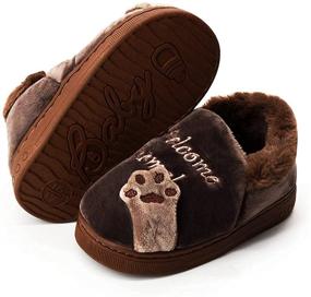 img 2 attached to HULYKA Toddler Cartoon Slippers: Adorable Boys' Shoes for Comfortable and Stylish Indoor Wear