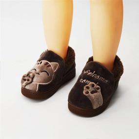 img 3 attached to HULYKA Toddler Cartoon Slippers: Adorable Boys' Shoes for Comfortable and Stylish Indoor Wear