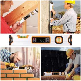 img 3 attached to Colfuline Protractor: Precision Tool 📐 for Woodworking & Construction with Neodymium Magnet