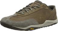 merrell trail glove leather black men's 👟 shoes - maximum comfort & durability for adventurous explorations логотип