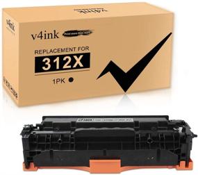 img 4 attached to 🖨️ V4INK 1PK High Yield Black Toner Cartridge Replacement for HP 312X 312A CF380A CF380X Ink - Designed for HP Pro MFP M476nw M476dn M476dw M476 Printer