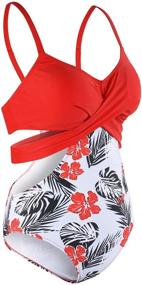 img 2 attached to Mycoco Womens Swimsuits Monokini Bathing Women's Clothing for Swimsuits & Cover Ups