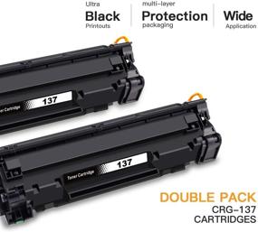 img 3 attached to E-Z Ink (TM) Compatible Toner Cartridge Replacement for Canon 137 CRG137 9435B001AA for 🖨️ ImageClass D570 LBP151dw MF216n MF236n MF232W MF227dw MF229dw MF244dw MF247dw MF249dw (Black, Pack of 2)