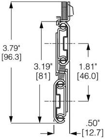 img 1 attached to 📏 Accurate and Reliable Extension Drawer Slide – Accuride 4034