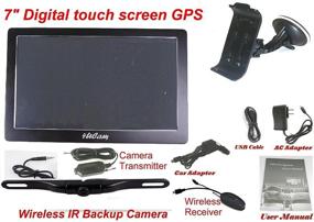 img 3 attached to 📺 4UCam 7-inch LCD GPS with Wireless Backup Camera, Touch Screen, and Bluetooth System