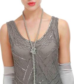 img 1 attached to GVOICE Womens 20S Gatsby Dress Women's Clothing
