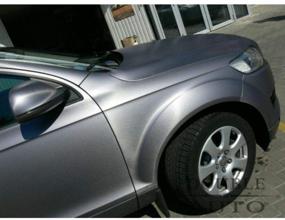 img 2 attached to Enhance Your Vehicle's Style with 3M 1080 BR201 Brushed Steel Car Wrap Vinyl Film - 5ft x 2ft (10 Sq/ft)