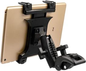 img 3 attached to 📱 TACKFORM Tablet Holder for Exercise Equipment - Compatible with iPad, Stationary Bicycles, Treadmills, Ellipticals, Spin Bikes, Microphone Stands, and More