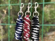 premium navy/white horse lead rope: durable and stylish equestrian essential логотип