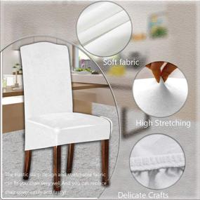 img 3 attached to 🪑 Enhance and Protect Your Furniture with Stretch Slipcover Spandex Protector Ceremony