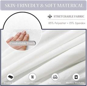 img 1 attached to 🪑 Enhance and Protect Your Furniture with Stretch Slipcover Spandex Protector Ceremony