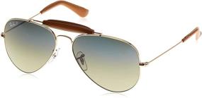 img 4 attached to Enhance Your Style with Ray Ban AVIATOR CRAFT GRADIENT Polarized Sunglasses