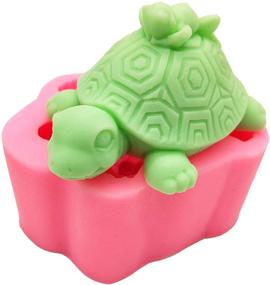 img 1 attached to Silicone Tortoise Handmade Chocolate Decorating Crafting