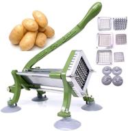 shsycer french fry cutter potato slicer 🍟 with suction feet complete set, includes 1/4-inch, 3/8-inch, 1/2-inch logo