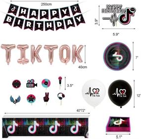 img 3 attached to Украшения для вечеринки TIK Tok Birthday