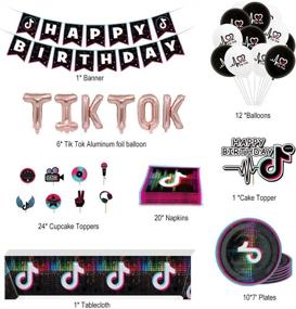 img 2 attached to Украшения для вечеринки TIK Tok Birthday