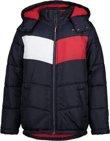 img 4 attached to Tommy Hilfiger Jacket Colorblock 20