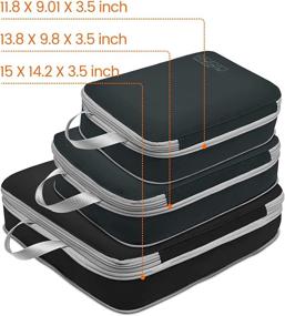 img 3 attached to Packed with Efficiency: Cambond Compression Packing Luggage Organizers
