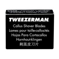 🔪 tweezerman replacement callus shaver blades - 20 count: high-quality & long-lasting solution logo