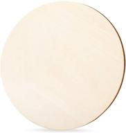 🔘 caydo 1 piece unfinished wood circle - 14 inch x 1/5 inch thick: perfect for diy home decor, wedding crafts, pyrography and painting logo