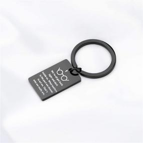 img 1 attached to Inspire and Stand Out with 🌟 Sirius Black Quote Keychain: The Perfect Gift