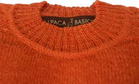 img 2 attached to Alpaca Basics Handmade Sweater Taupe Boys' Clothing - Sweaters