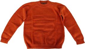 img 4 attached to Alpaca Basics Handmade Sweater Taupe Boys' Clothing - Sweaters