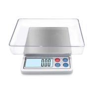 🎛️ toprime mini size food scale - digital gram scale with high precision 0.01g increments, lcd display, and 1 tray - 600g capacity in stainless steel - multipurpose scale with pcs convert unit - white logo