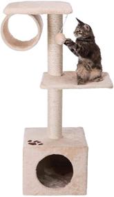 img 3 attached to 🐱 TRIXIE Cat Tree: Condo, Scratching Post & Playground