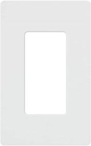 img 1 attached to 🎁 Bundle Deal: Lutron CW-1-WH 1-Gang Claro Wall Plate, White, 12 Pack – Best Value!