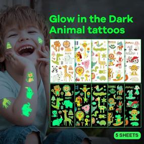 img 1 attached to 🌈 Kid-Friendly Waterproof Temporary Tattoos: Essential Supplies for Fun and Safe Body Art!