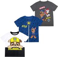 👕 paw patrol boys t-shirt pack - kids clothing for tops, tees, and shirts logo