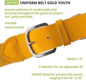 img 3 attached to 🏆 Premium Champion Baseball Softball Belts: Essential Men's Accessories for Uniforms