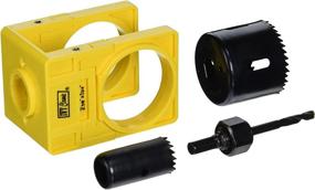 img 4 attached to 🔐 IVY Classic 27003 Carbon-Steel Lock Installation Kit with Guide Template | Ideal for Wood Doors | Carded Packaging