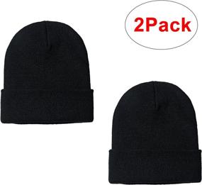 img 3 attached to PFFY Unisex Beanie Winter Beanies Sports & Fitness and Running